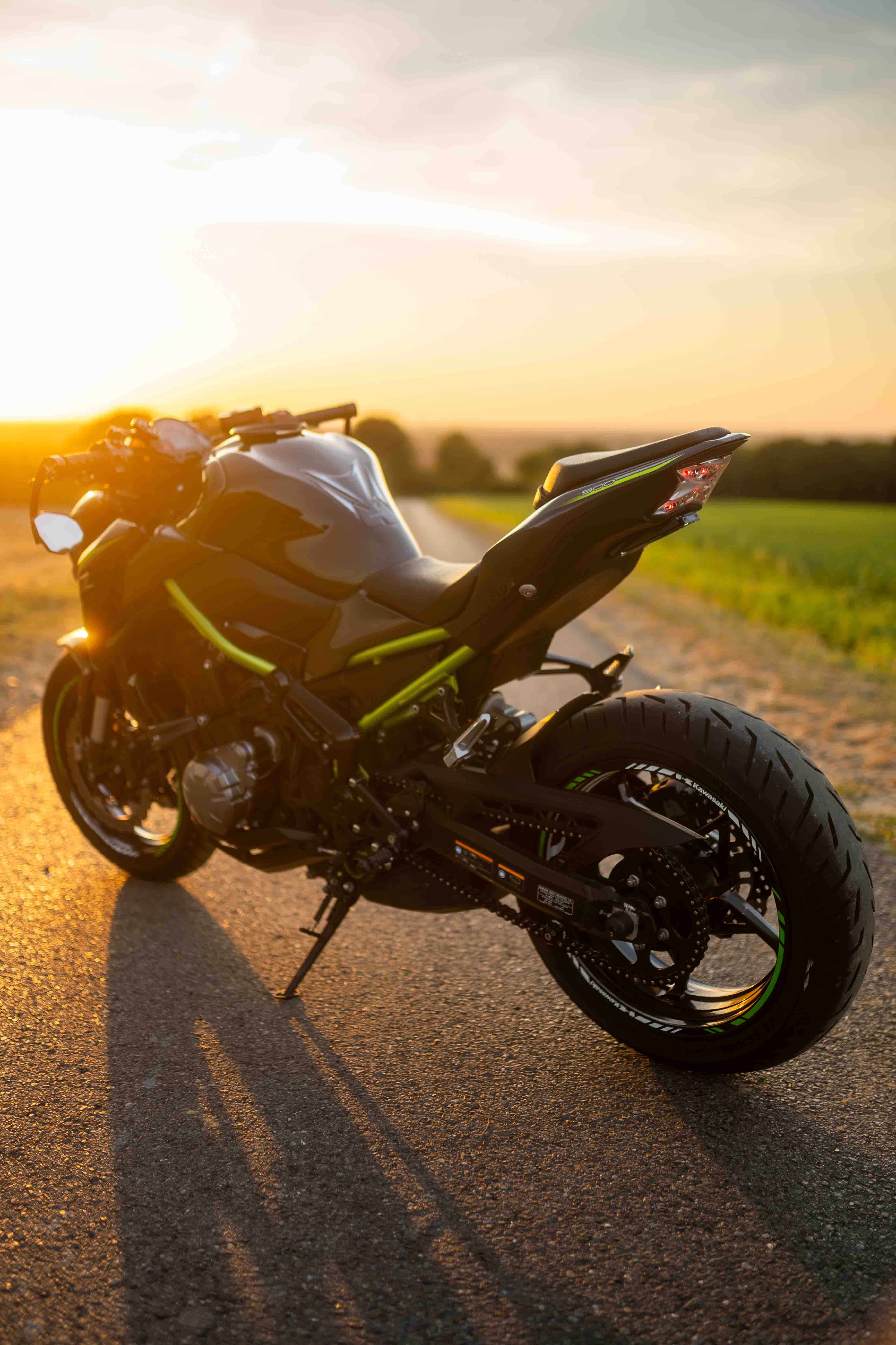 Kawasaki Fast Plate Street License Plate Holder