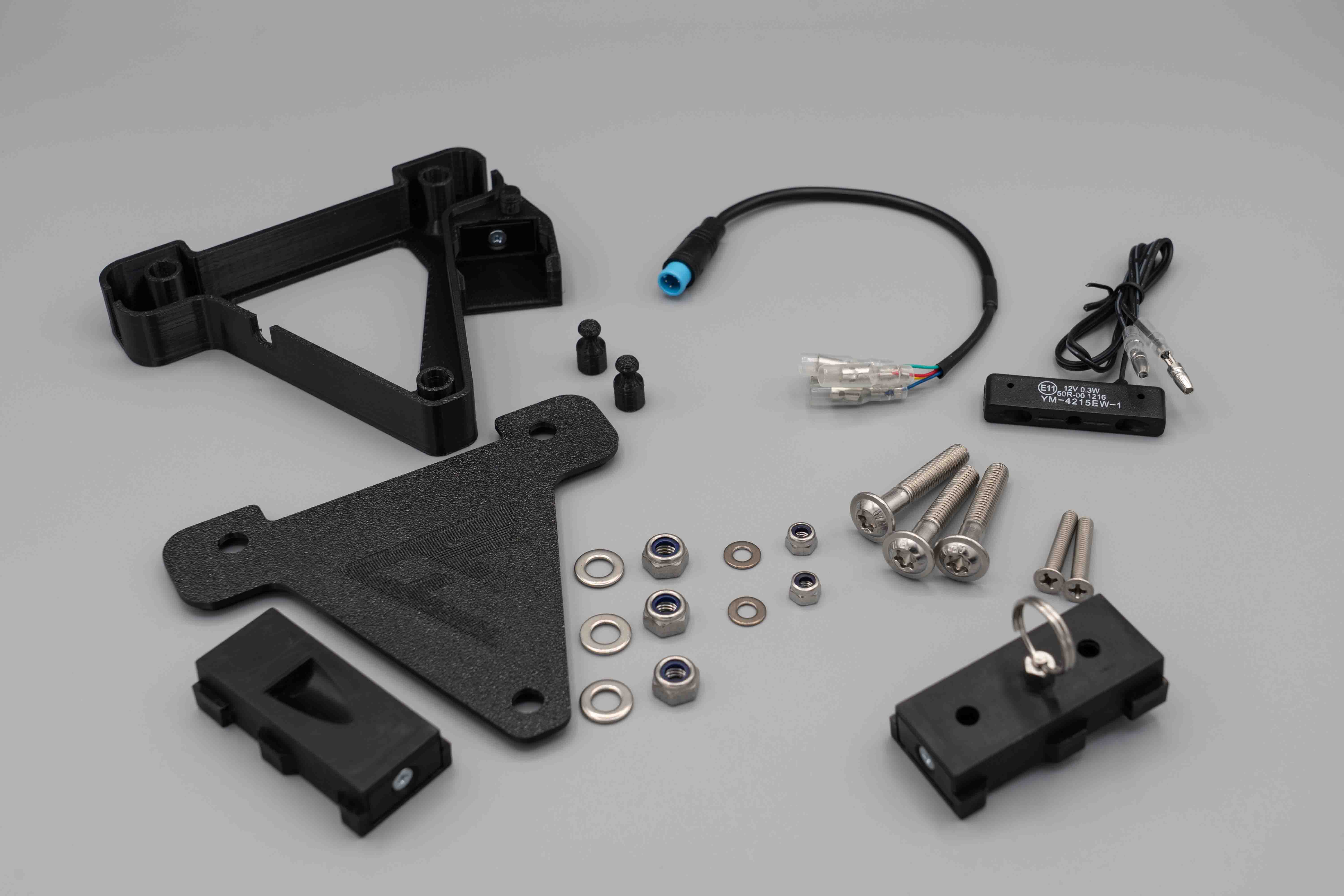 Kawasaki Fast Plate Street License Plate Holder